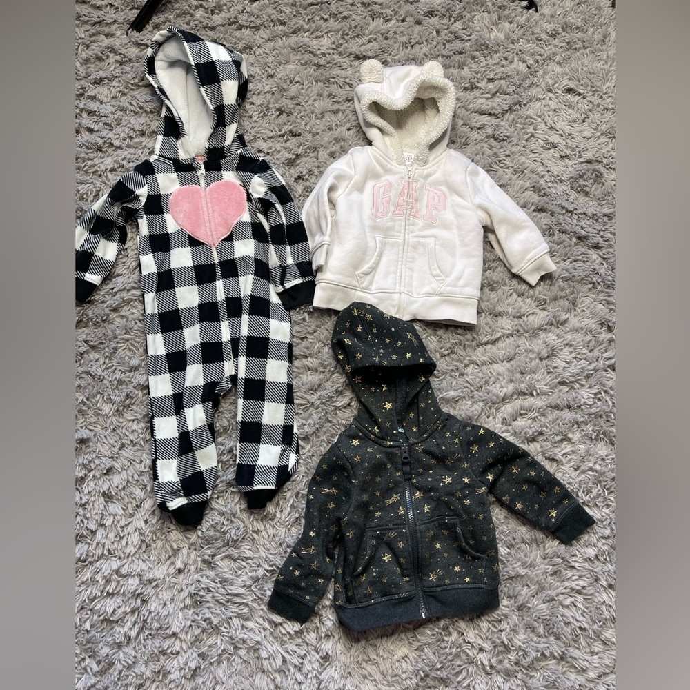 12 Month Baby Girl Jacket Lot